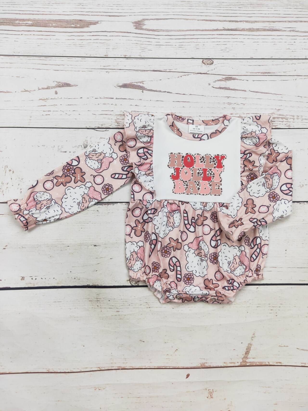 Holly Jolly Babe Christmas Bubble