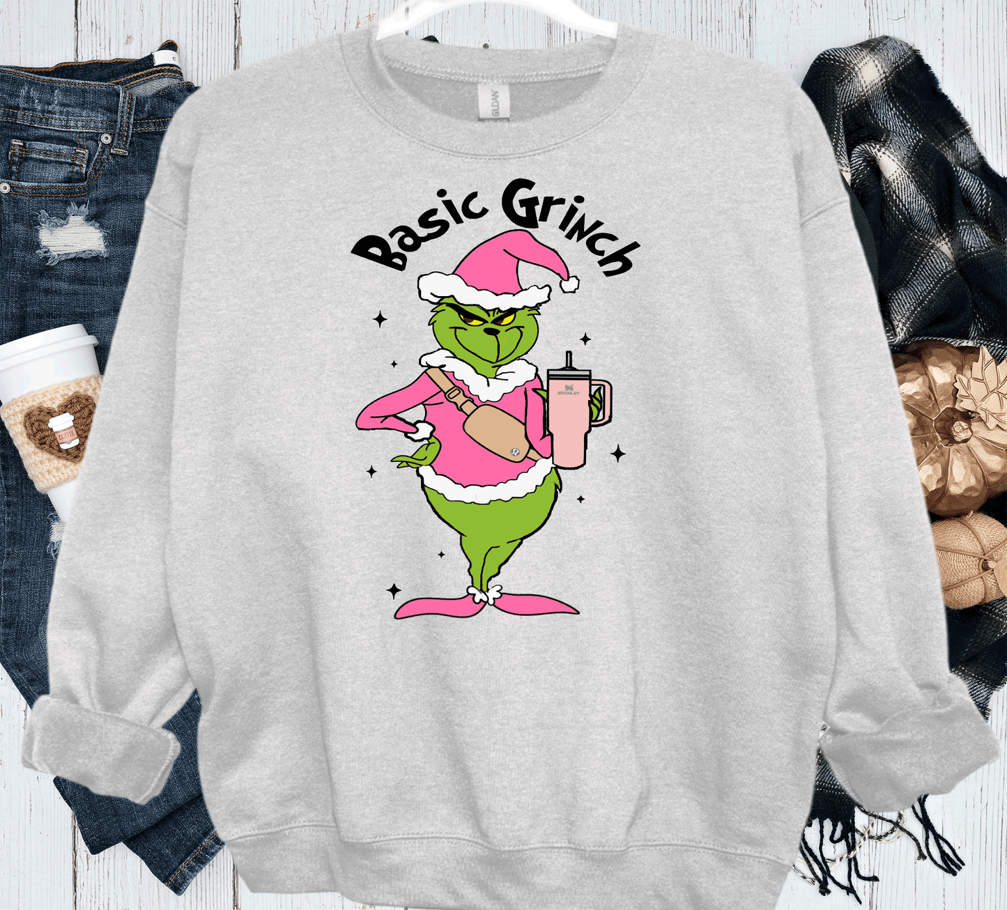 Basic Grinch Fanny pack Stanley Cup Pink Grinch Funny Christmas Grinch Shirt