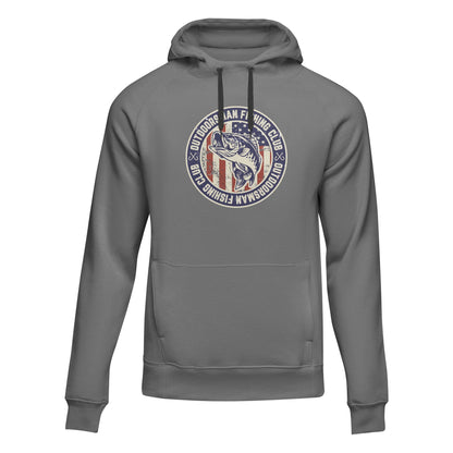 Outdoorsman Fishing Club Patriotic Unisex Hoodie