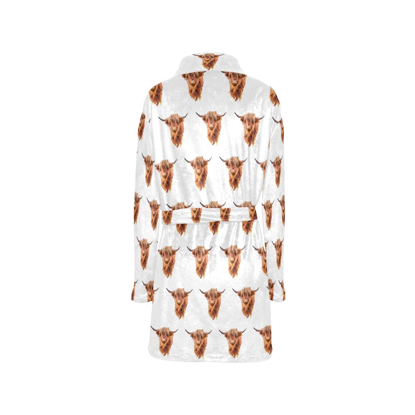 Highland Cow Women's Western Bath Robe