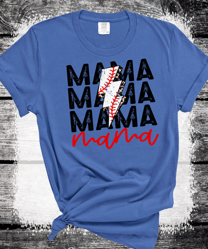 Baseball Mom LIghtning Bolt, Baseball Mom Shirt, Baseball Shirt For Women, Sports Mom Shirt, Mothers Day Gift, Family Baseball Shirt, Baseball Lover