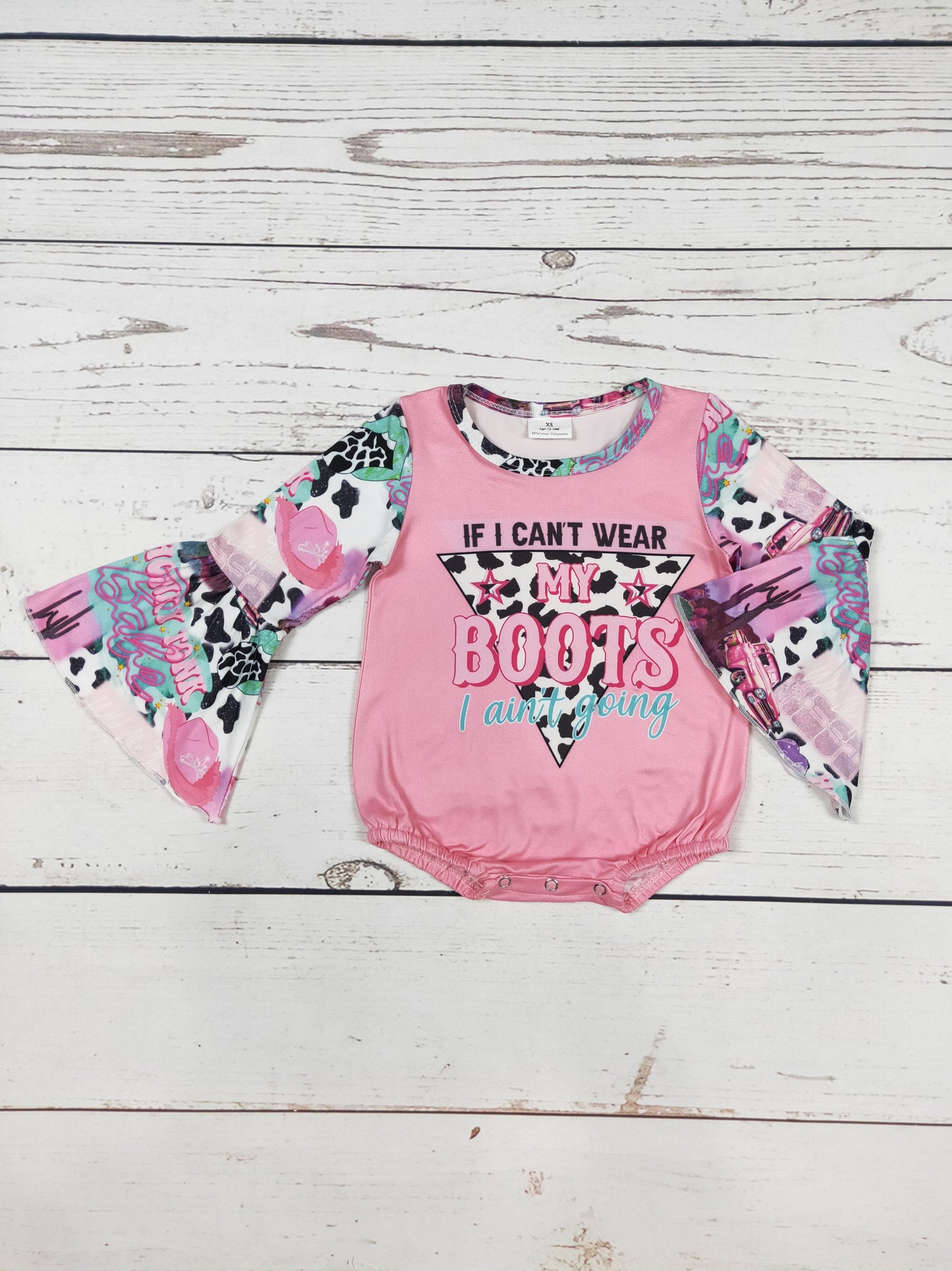 Pink Baby Cowhide Pattern Bubble