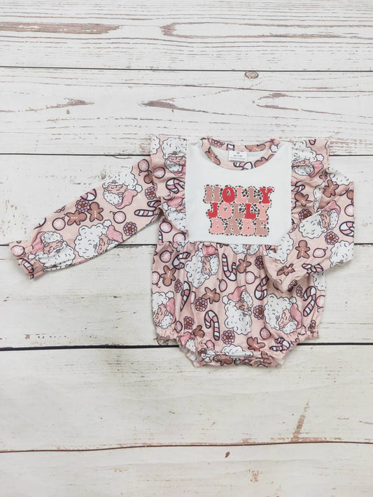 Holly Jolly Babe Christmas Bubble