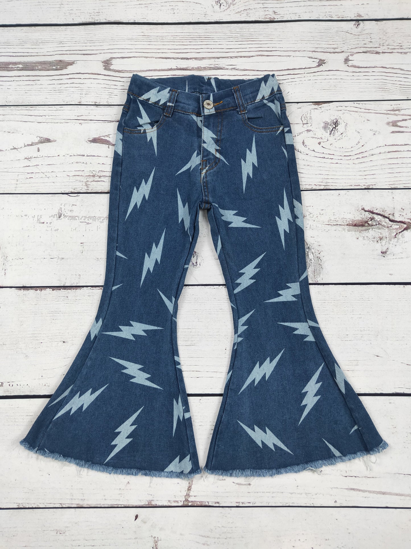 Girls Western Flare Jeans