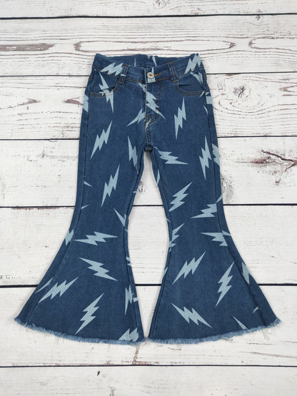 Girls Western Flare Jeans