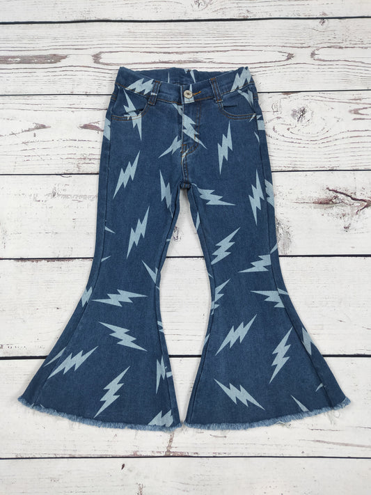 Girls Western Flare Jeans