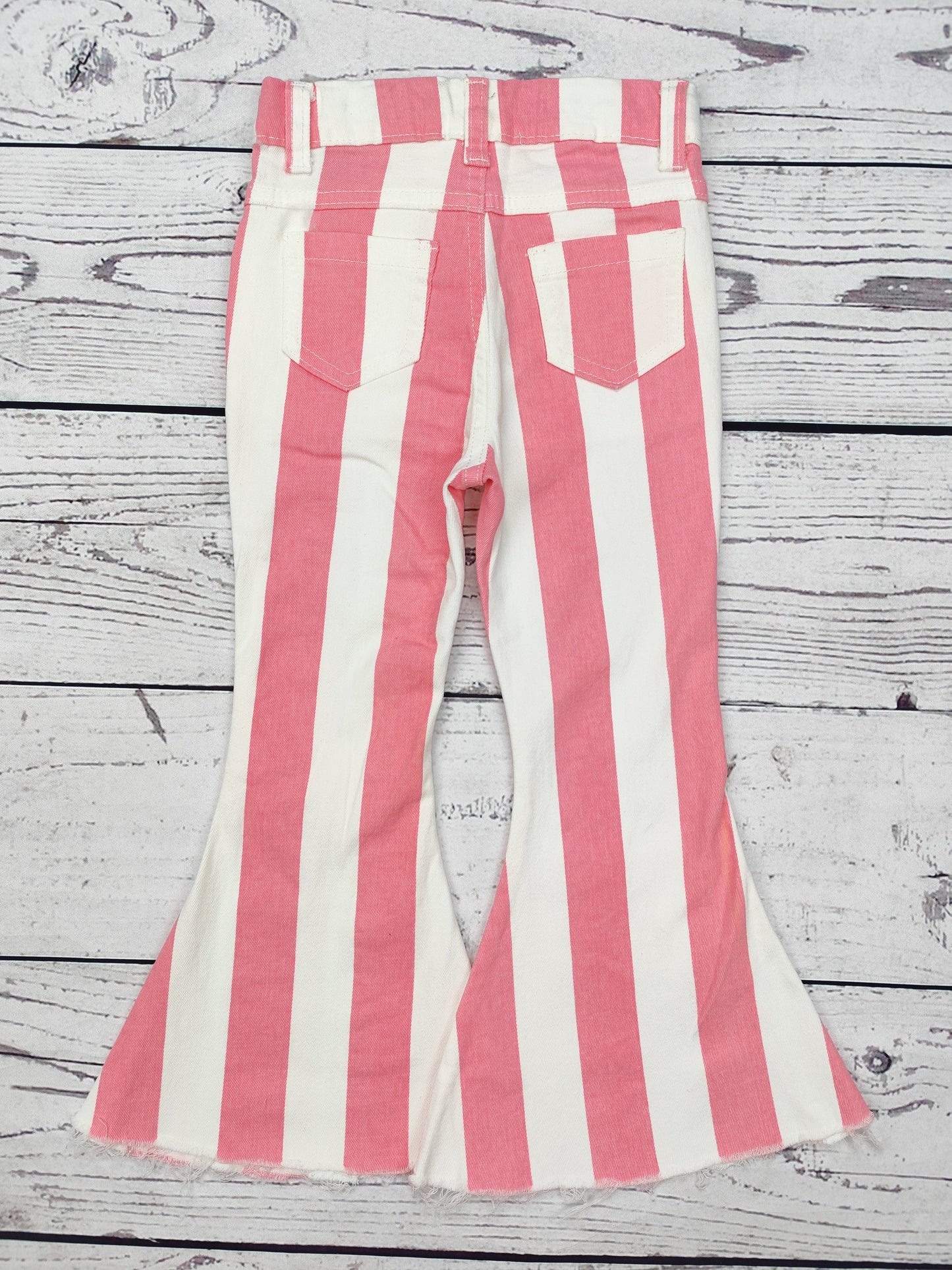 Stripe Printed Girls Valentine's Day Jeans