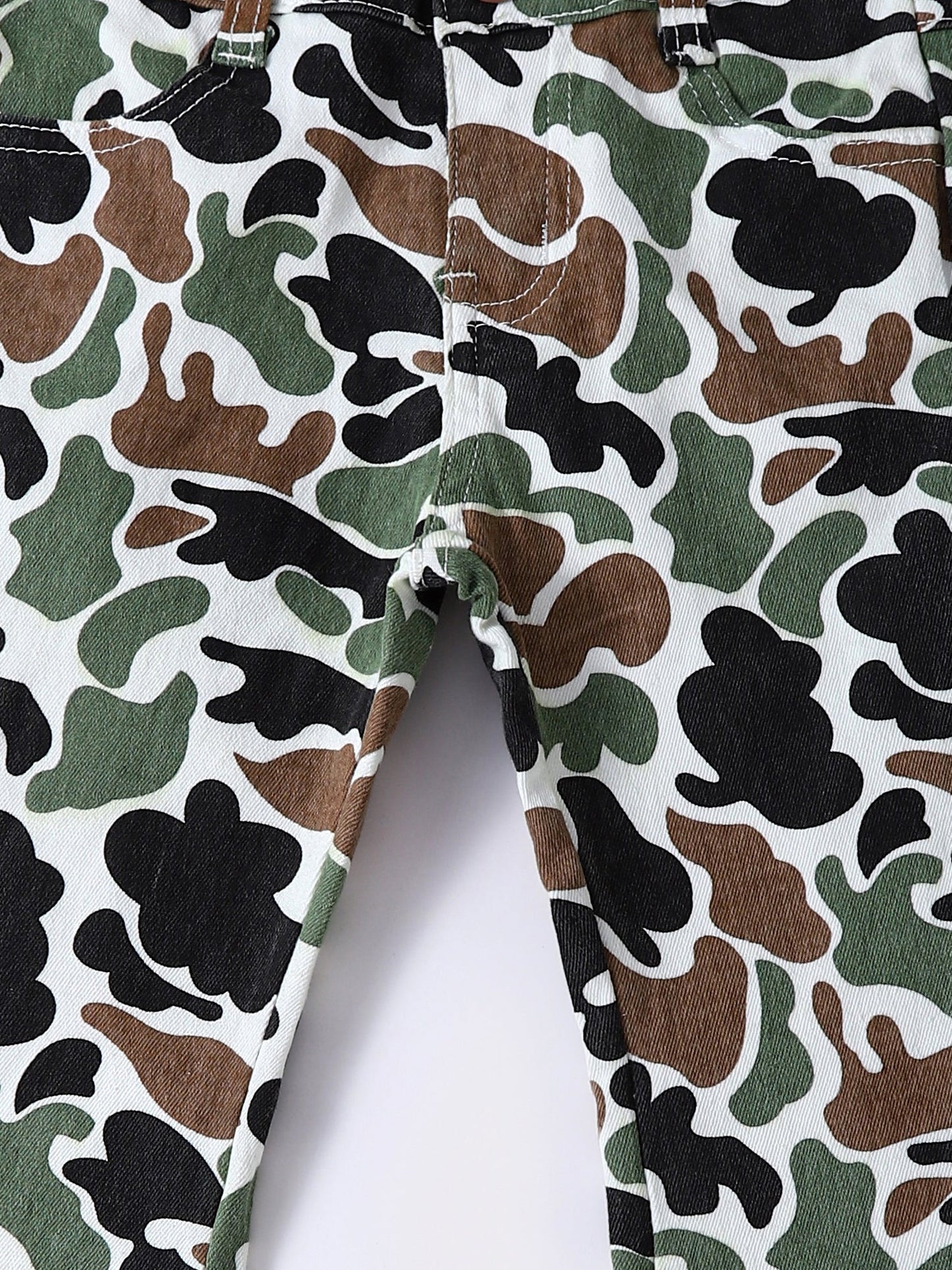 Baby Girls Camouflage Flare Jeans