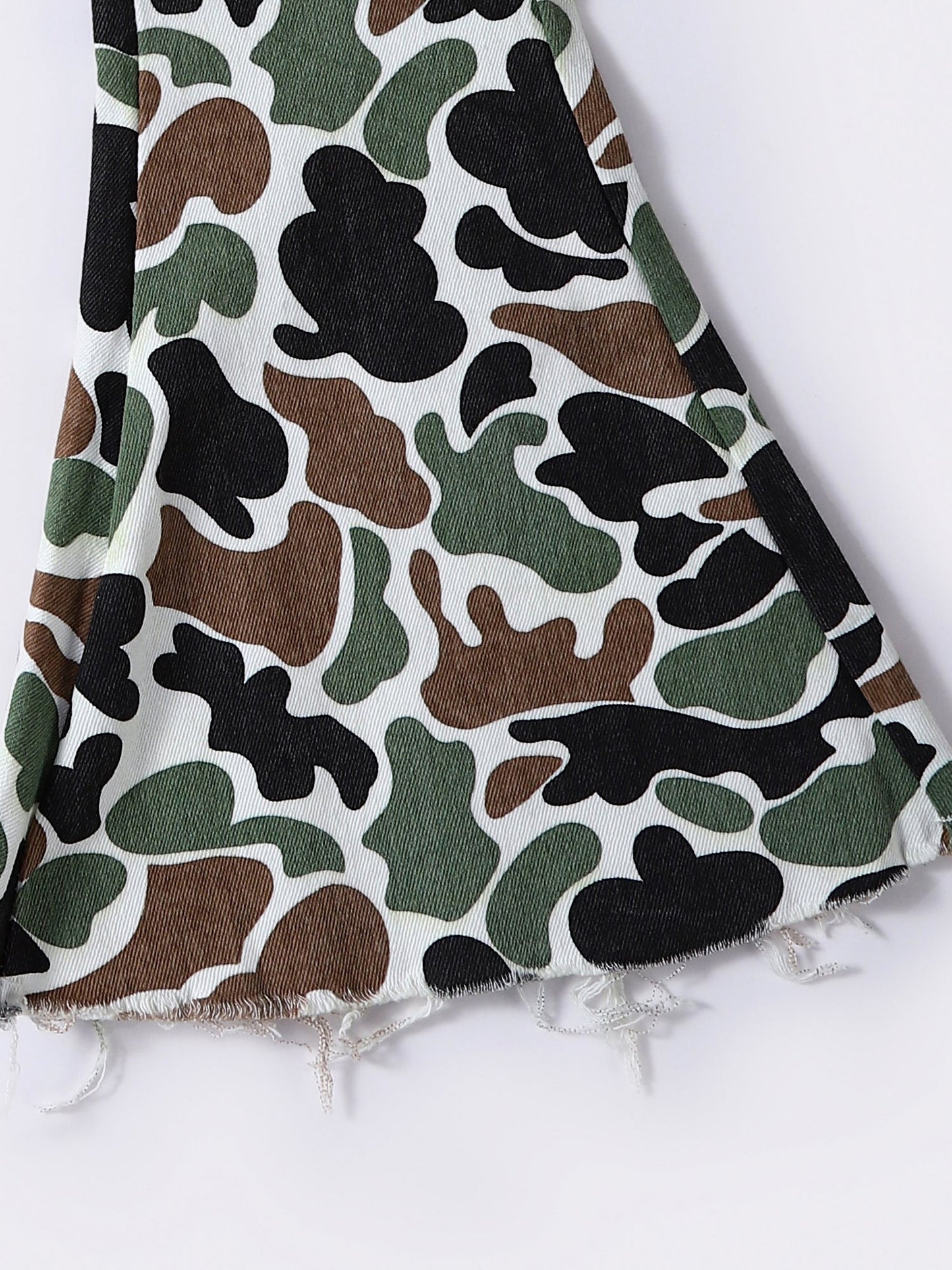 Baby Girls Camouflage Flare Jeans