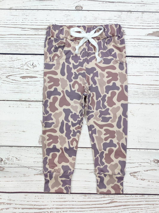 Kids Boys Camouflage Print Pants