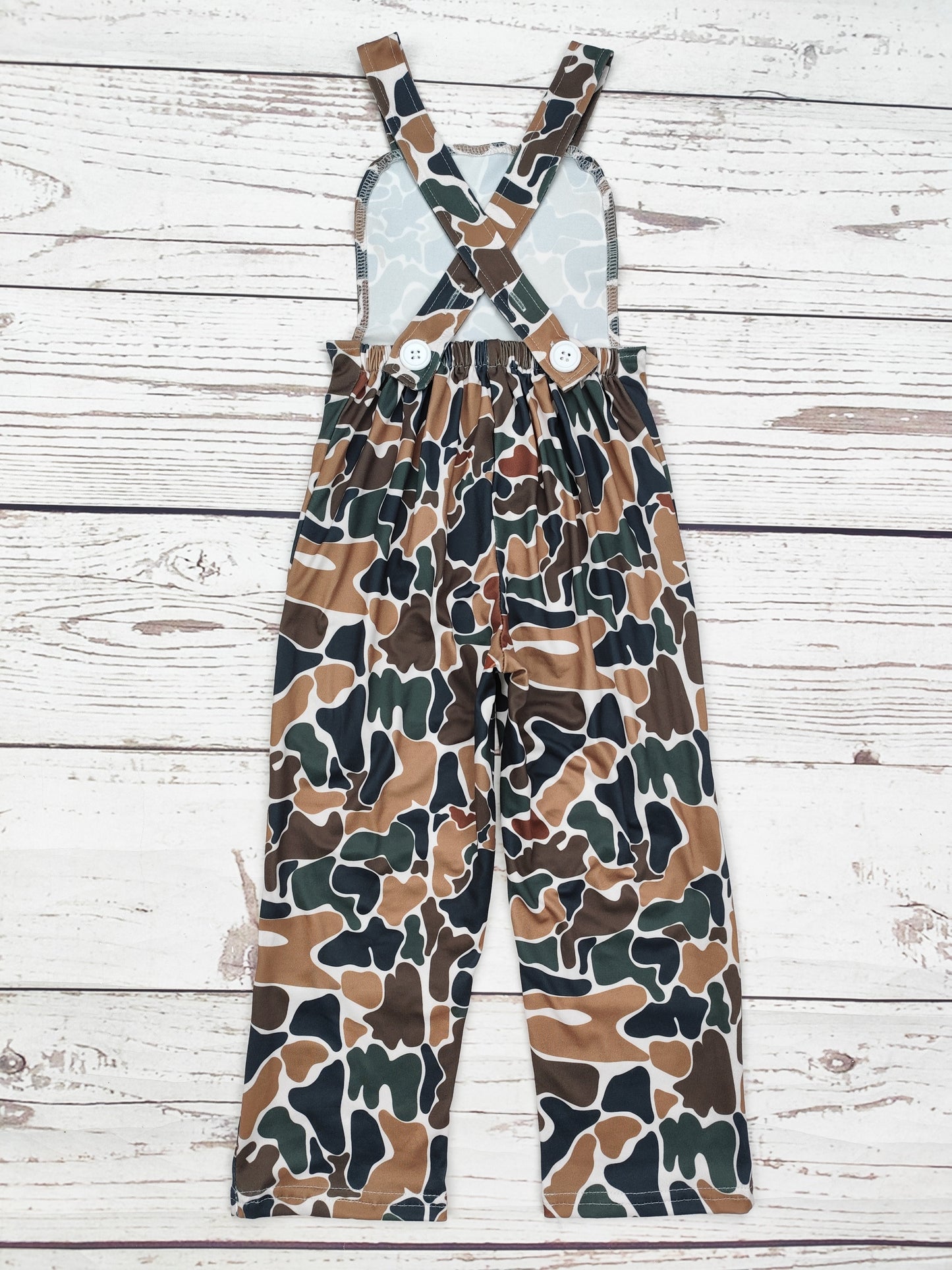 Baby Kids Camouflage Overalls
