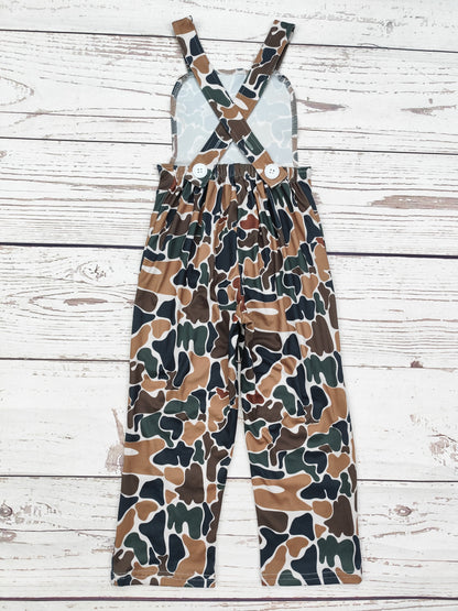 Baby Kids Camouflage Overalls