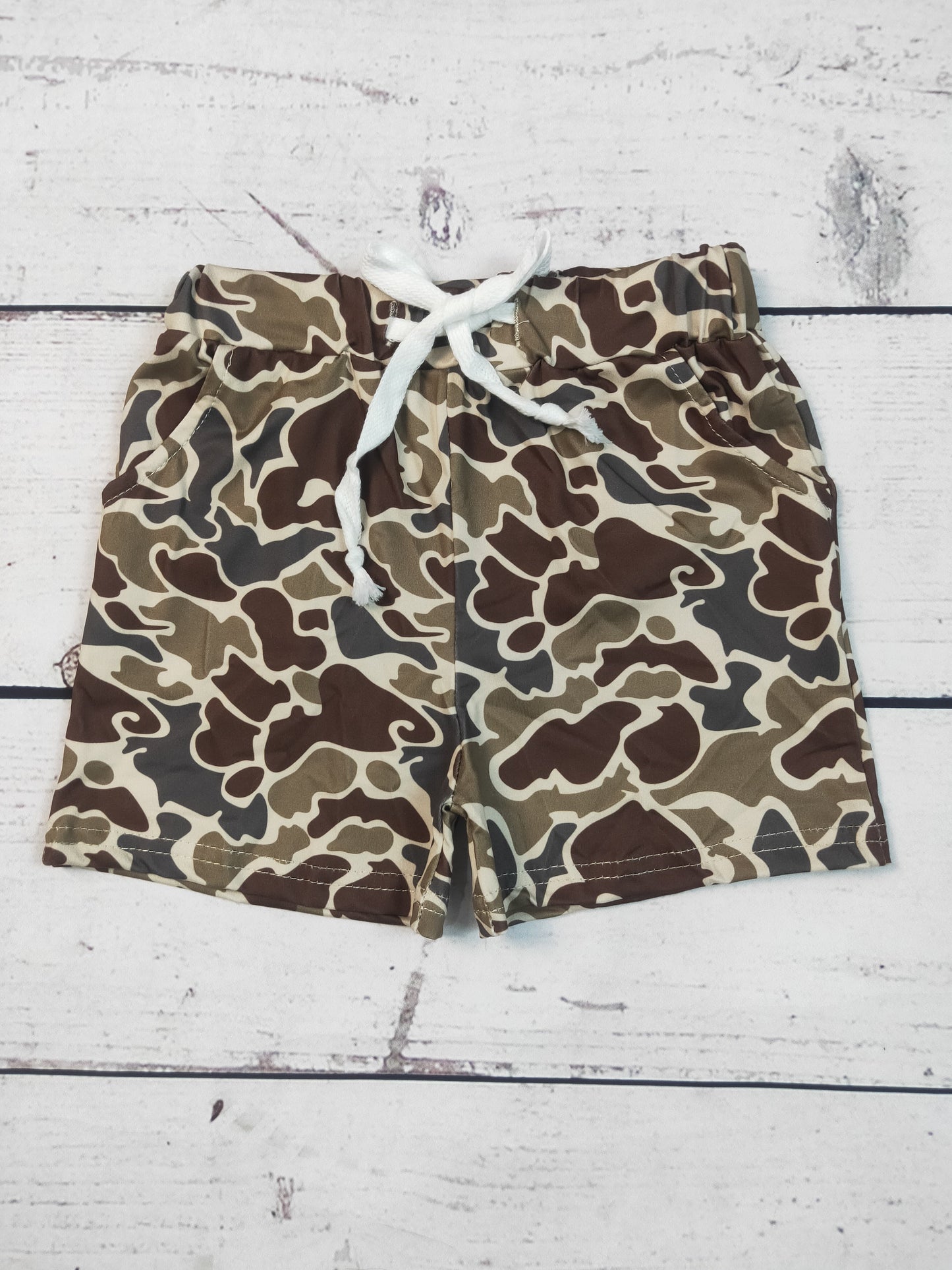 Boys Camouflage Boutique Shorts