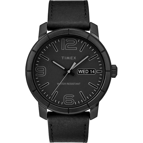 Timex TW2R64300 Men's Mod44 Black Leather Strap Watch