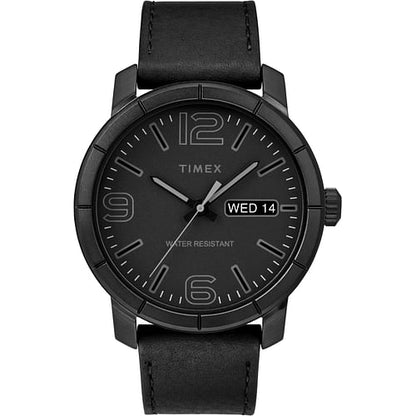 Timex TW2R64300 Men's Mod44 Black Leather Strap Watch