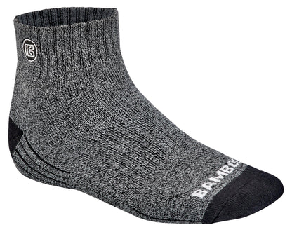 Premium Bamboo Rayon Quarter High Crew Socks