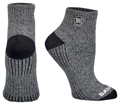 Premium Bamboo Rayon Quarter High Crew Socks