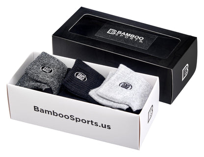Premium Bamboo Rayon Quarter High Crew Socks