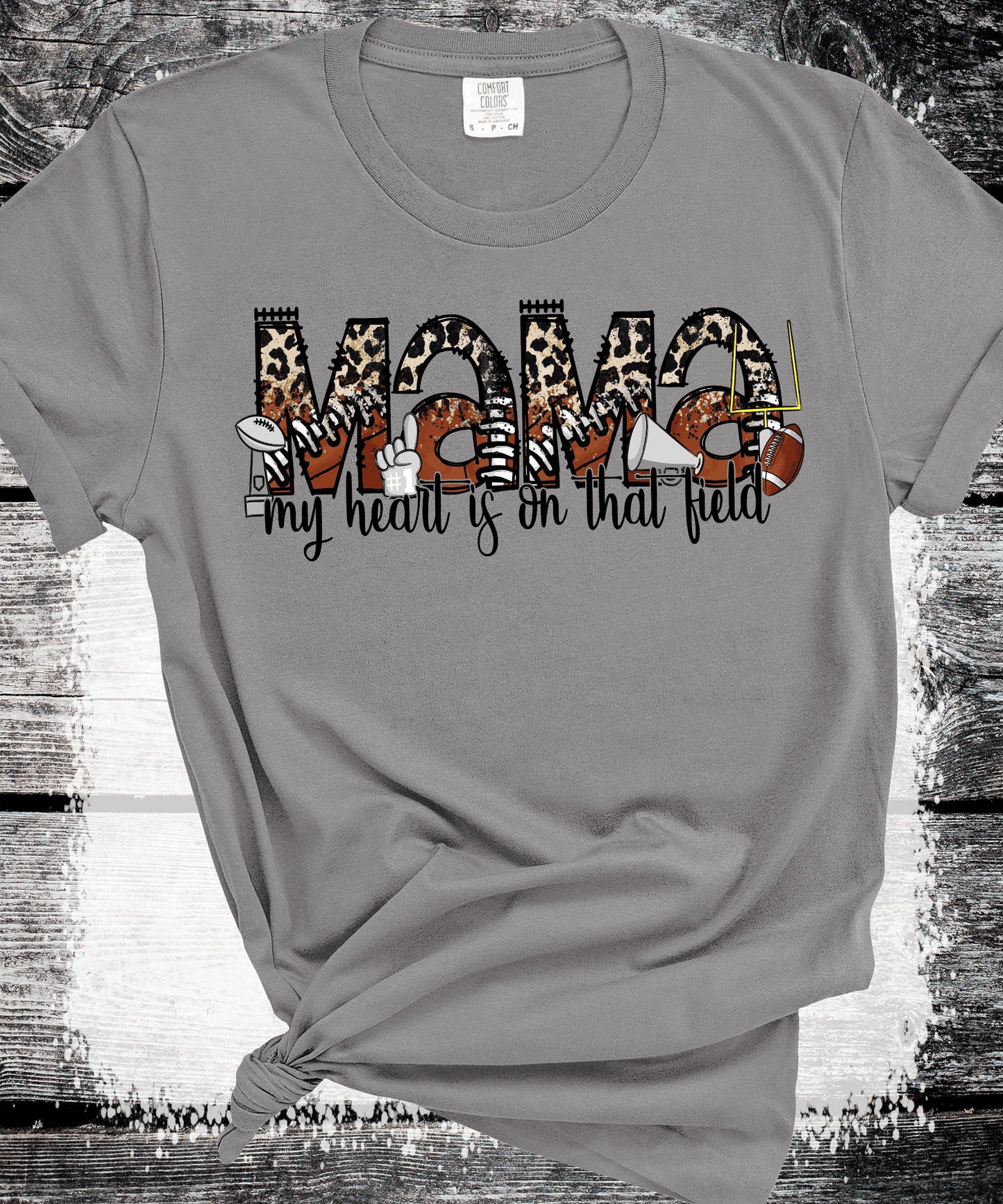 Football MAMA leopard print, custom Football shirts, Personalized Football sweatshirts, Local Team shirts. Sports Wear