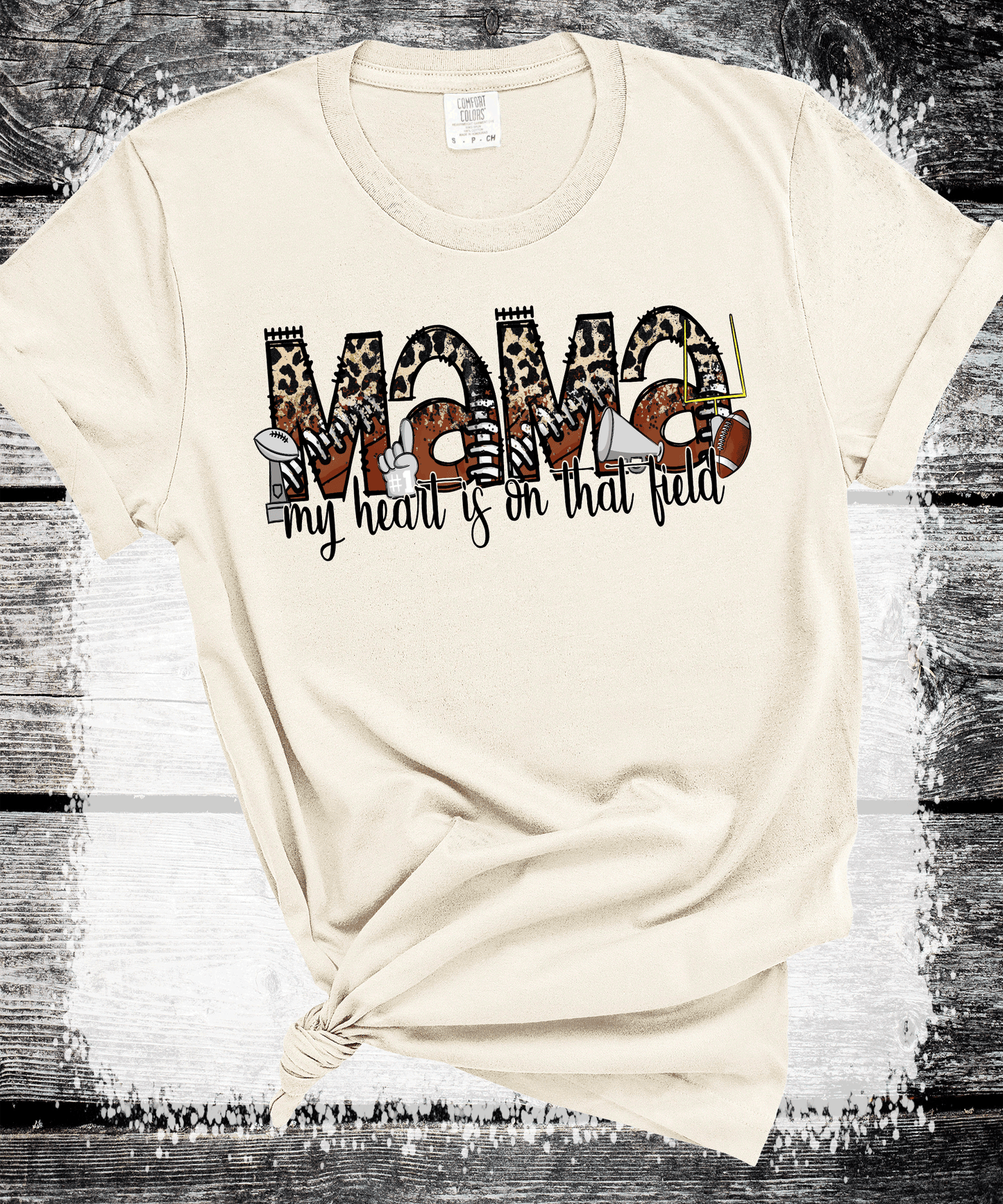 Football MAMA leopard print, custom Football shirts, Personalized Football sweatshirts, Local Team shirts. Sports Wear