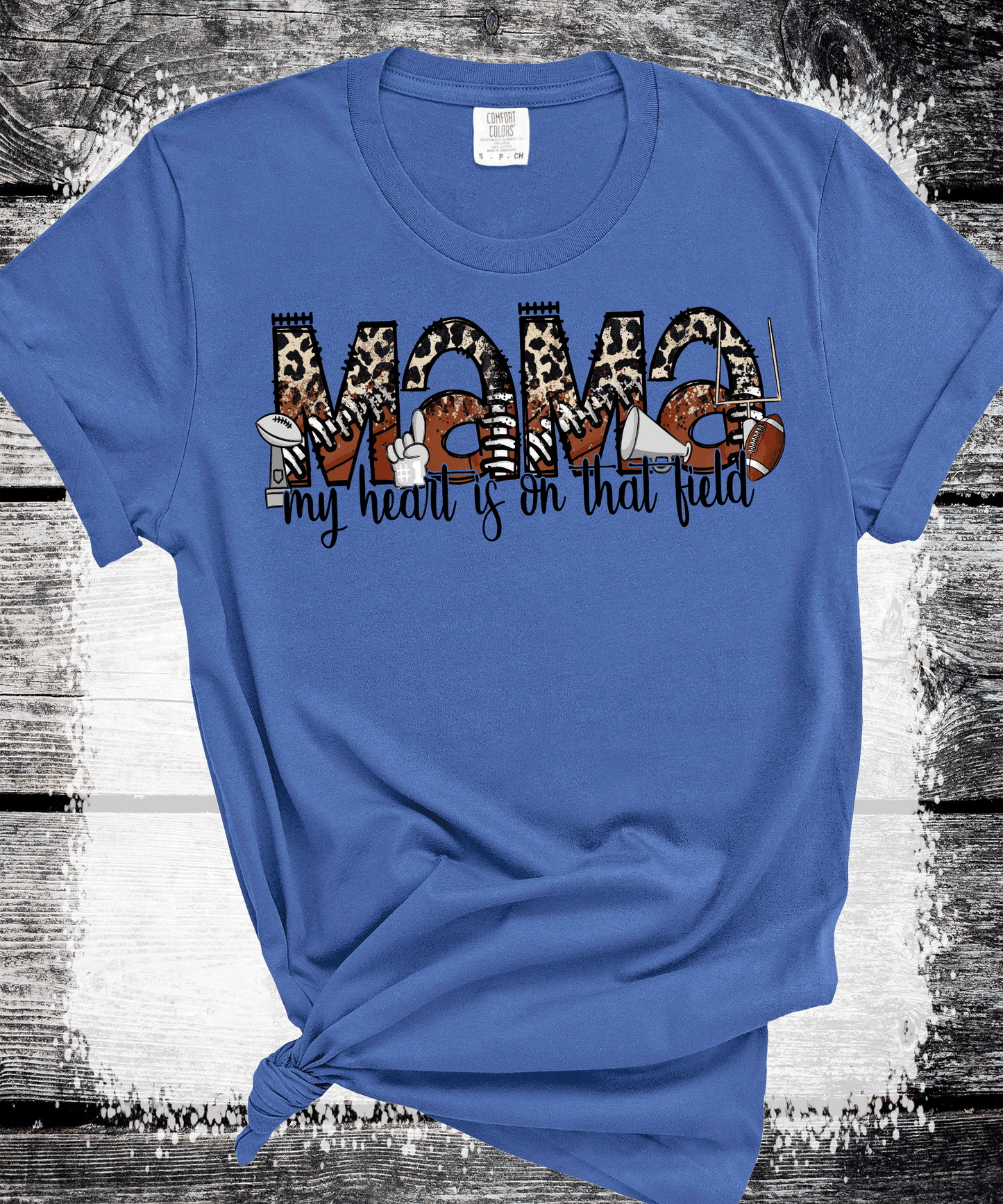 Football MAMA leopard print, custom Football shirts, Personalized Football sweatshirts, Local Team shirts. Sports Wear