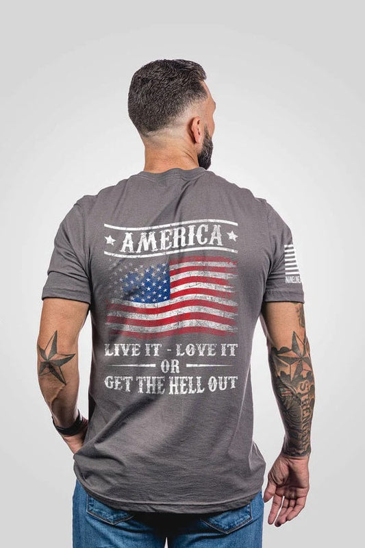 Nine Line Mens T-Shirt - Get The Hell Out
